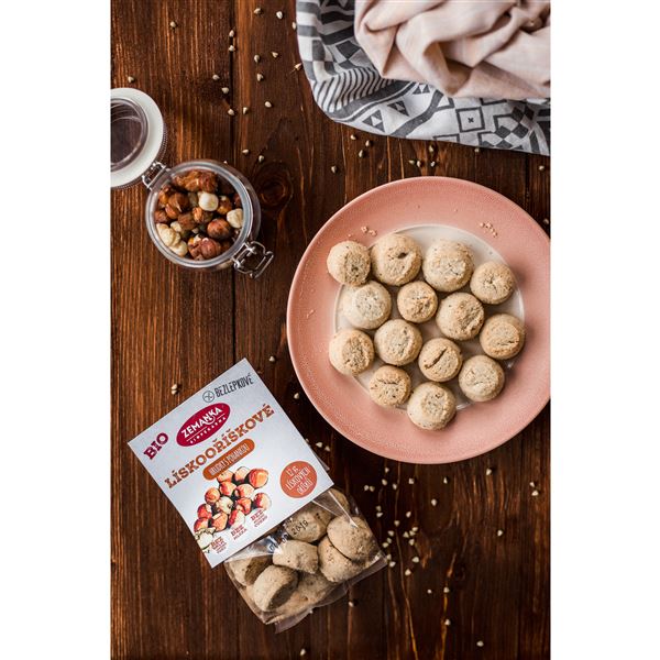 Organic Gluten-free hazelnut biscuits