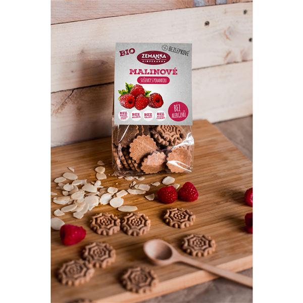 Organic Gluten-free raspberry biscuits
