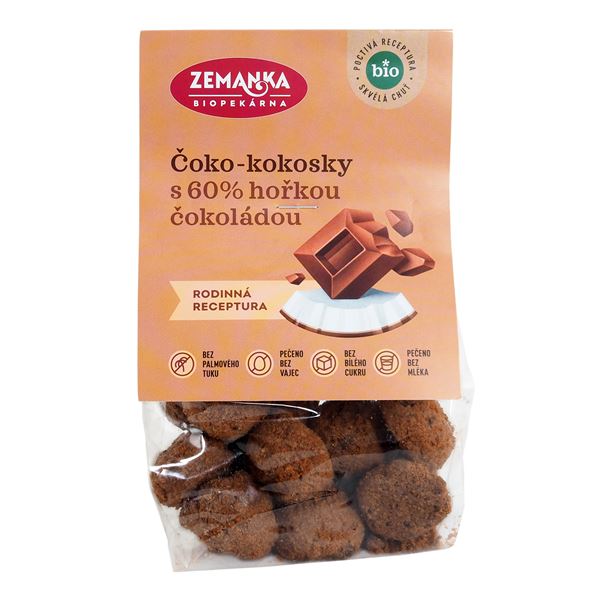 Organic Chocolate-coconut biscuits